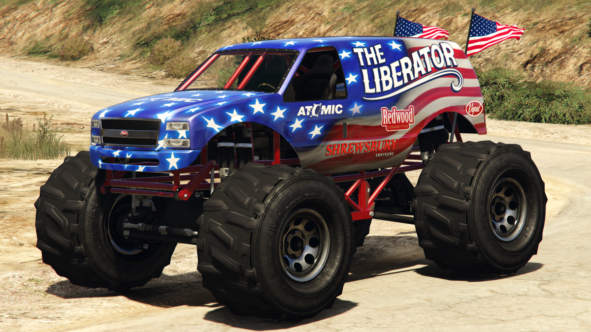 GTA 5 Online: First Person Mod Monster Truck Gameplay Revealed