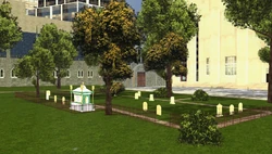 The Liberty City Cemetery in Grand Theft Auto: Liberty City Stories.