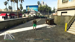 TheCluckinBellFarmRaid-GTAOee-HitAndRun-LocationA-SS2.jpg (1.1 MB) Find and steal a getaway vehicle at a location.