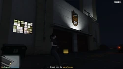 Break into the warehouse.