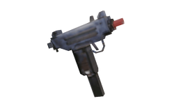 Render of the early Uzi model, detached from the Col3 cutscene character model's hands.