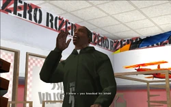 Zero denies having had a fight with Berkley, saying that he'd never start violence.