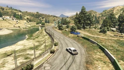 Continuing down the last stretch of the road