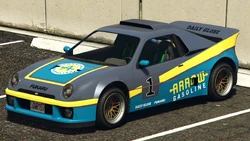A  with the Arrow Gasoline livery