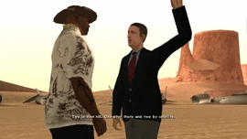 ...and points out their supposed locations.