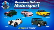 Premium Deluxe Motorsport stock.