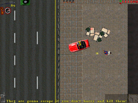 The protagonist is told about the other escaping goons.