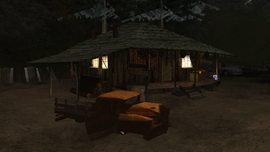 A view of Catalina's cabin.