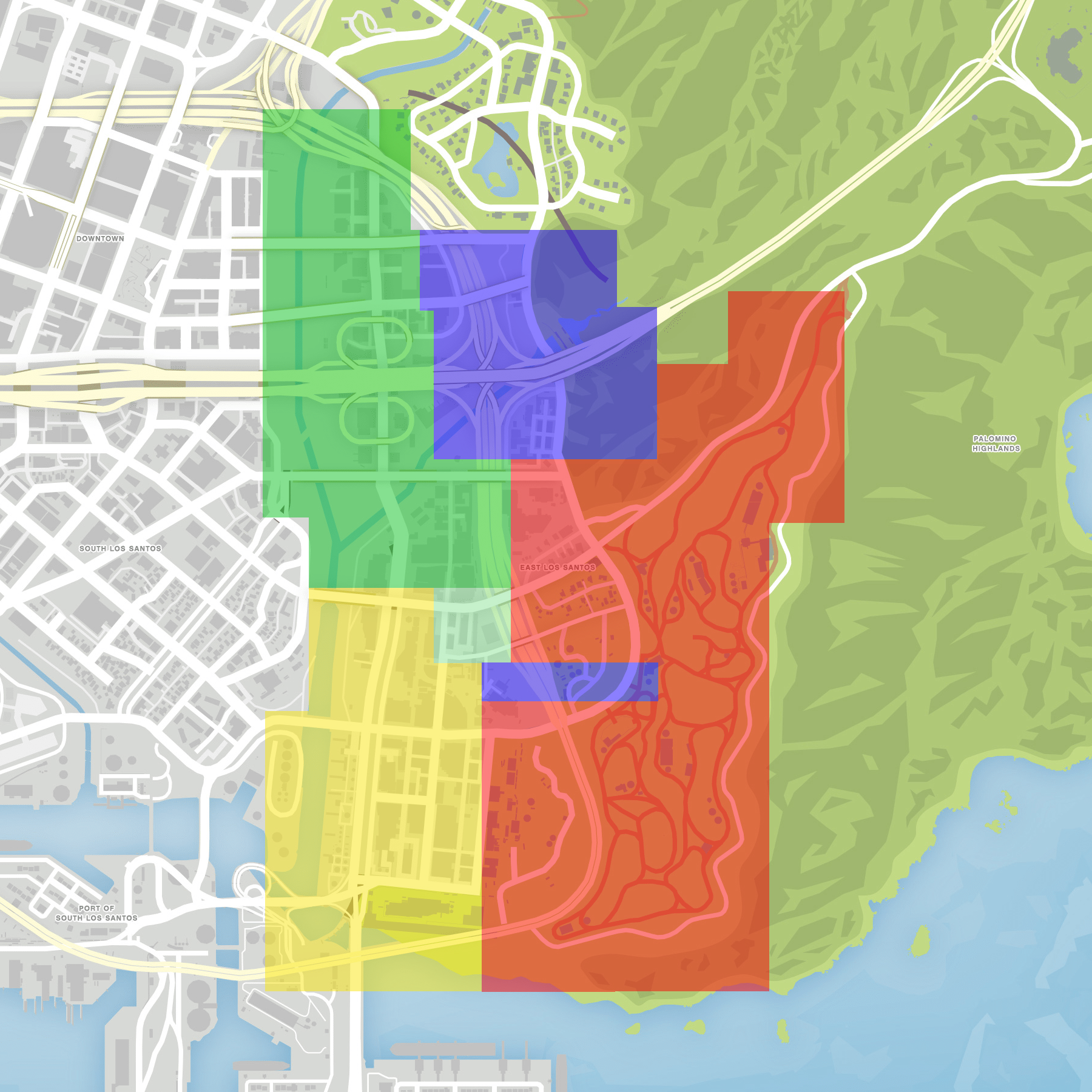 Maps and Locations - Grand Theft Auto Wiki - Neoseeker