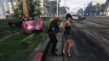 PoppyMitchell-GTAV-DrunkCuffed