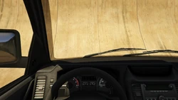 Driver's first-person view
