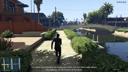 He suggests them to go to the yacht club and blow up their boats in retaliation.