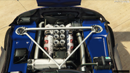 The Banshee features what appears to be 8 throttle bodies.