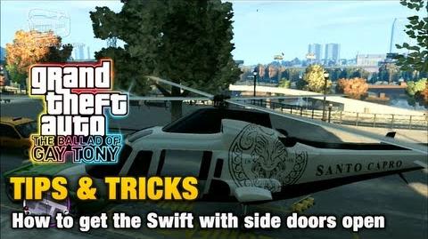 GTA The Ballad of Gay Tony - Tips & Tricks - How to get the Swift with side doors open