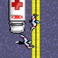 Paramedics (in white uniforms) in GTA Advance.