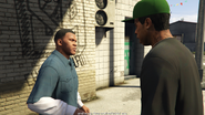 Franklin and Lamar argue.