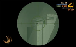 Claude, about to take out the final Cartel gangster.