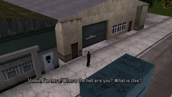 Toni drops by Vincenzo's warehouse, where he is nowhere to be found.