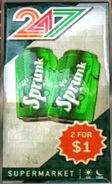 24-7 advertising Sprunk.