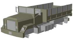 VehiclesDFF-GTAIIIm-ArmyTruk-FrontQuarter