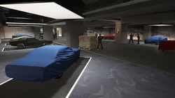 The podium storage