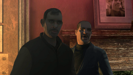 Ivan and Vlad at the Comrades Bar.