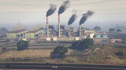 An aerial view of Palmer Taylor-Power Station.