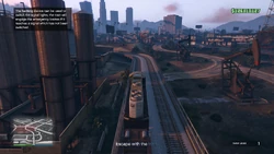 The hacking devices can be used to switch the signal lights, the train will engage the emergency braked if it reaches a signal which has not been switched