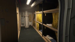 Crew sleeping quarters