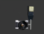 Beta model and cutscene model of the camera