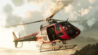 An unnamed Weazel News helicopter in .