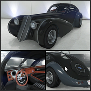 The Z-Type on Legendary Motorsport in the enhanced version of GTA V.