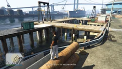 Search the pier for security outfits