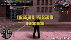 Mission Passed screen