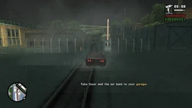 CJ must take the car back to the garage.