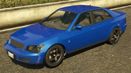 Sultan in GTA V. (Rear quarter view)