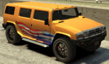 The yellow Patriot requested by Stevie, GTA IV.