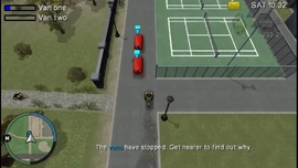 Driving trough Walton Lane in Meadows Park.