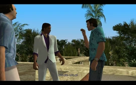 Tommy agress to the plan and the three head off.