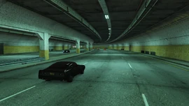 The route continues through the Del Perro Tunnel.