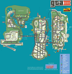Liberty City in Grand Theft Auto III.