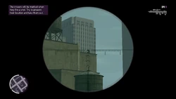 A sniper on this building's rooftop.