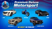 Premium Deluxe Motorsport stock.