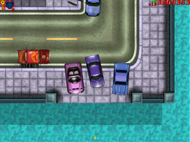 Parking the three cars in the designated spot choosen by El Burro.