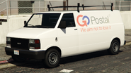 A GoPostal Pony in Grand Theft Auto V. (Rear quarter view)