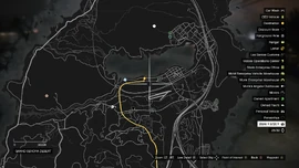 Drop-off location on the map.