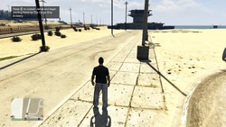 Contact  and begin stealing flares for The Cargo Ship Robbery