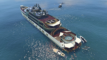 The Galaxy Super Yacht.