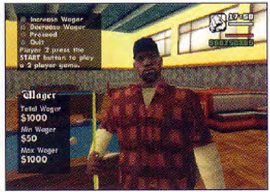 Similar to the final version's security peds, they are also used as pool players (official strategy guide, page 198).
