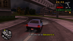 Take the car to Salvatore's.